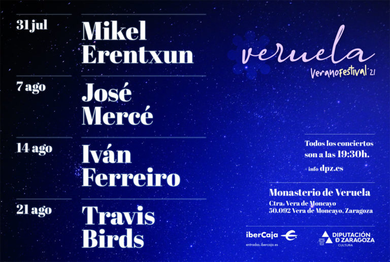 Iván Ferreiro hará vibrar este sábado a los asistentes al penúltimo concierto del festival Veruela Verano organizado por la DPZ