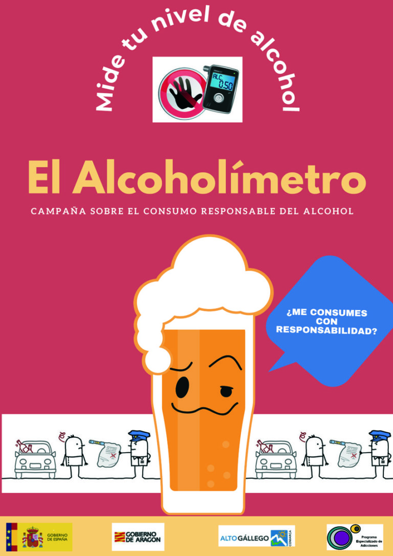 El Alto Gállego realiza una campaña sobre consumo responsable de alcohol