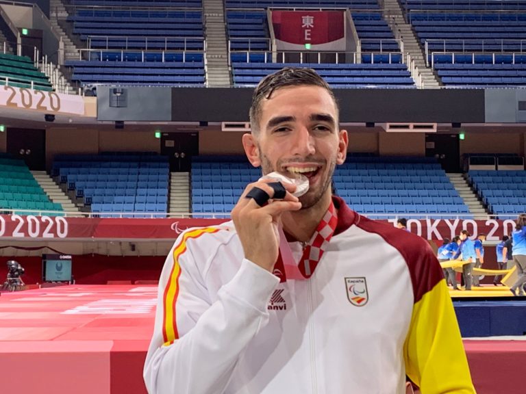El judoka zaragozano Sergio Ibáñez, medalla de plata en los Juegos Paralímpicos de Tokio 2020