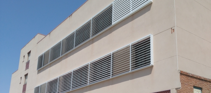 Mejoras bioclimáticas en el edificio de los juzgados de Ejea de los Caballeros