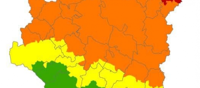 Alerta roja de peligro de incendios forestales en Prepirineos Occidental y Oriental y Somontanos Occidental y Oriental