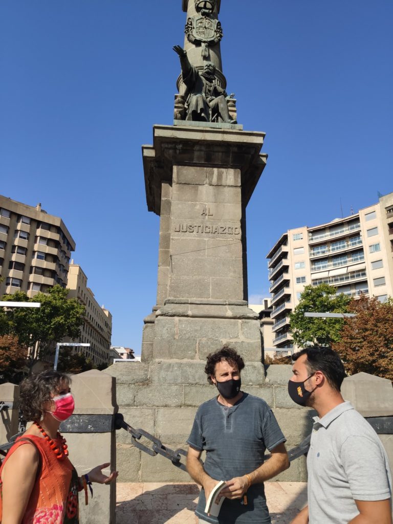 CHA pide respeto a los valores históricos en la restauración del monumento al Justicia