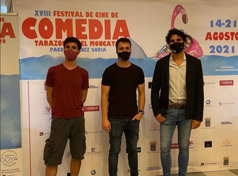 El actor Jesús Vidal recibe el Premio Talento de Comedia en la inauguración del Festival de Cine de Tarazona