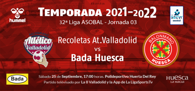 Bada Huesca se mide esta sábado al Recoletas Atlético de Valladolid