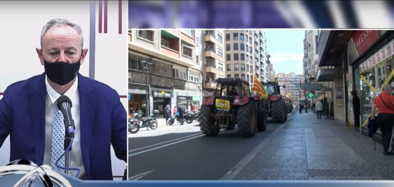 La concentración convocada por los sindicatos agrarios el 8 de octubre protagonista de La Tertulia