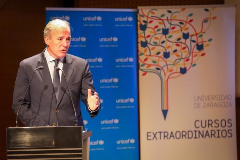 Azcón y Broto presentes en la inauguración del curso “La infancia vulnerable en España: Riesgos y respuestas ante la crisis de la Covid-19”