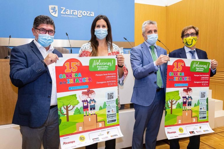 La Carrera de la Infancia celebra su decimoquinta edición este domingo en el Parque Grande José Antonio Labordeta