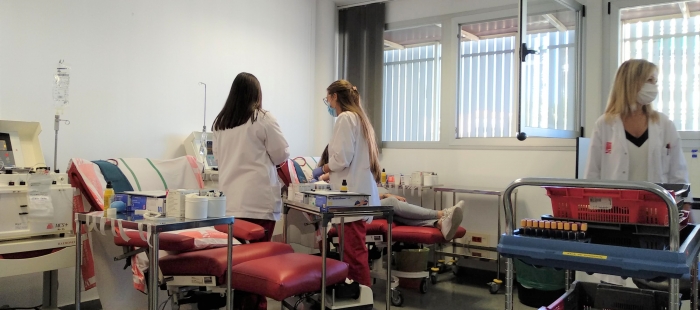 El Banco de Sangre y Tejidos de Aragón culmina la recepción de fondos europeos para la donación de plasma