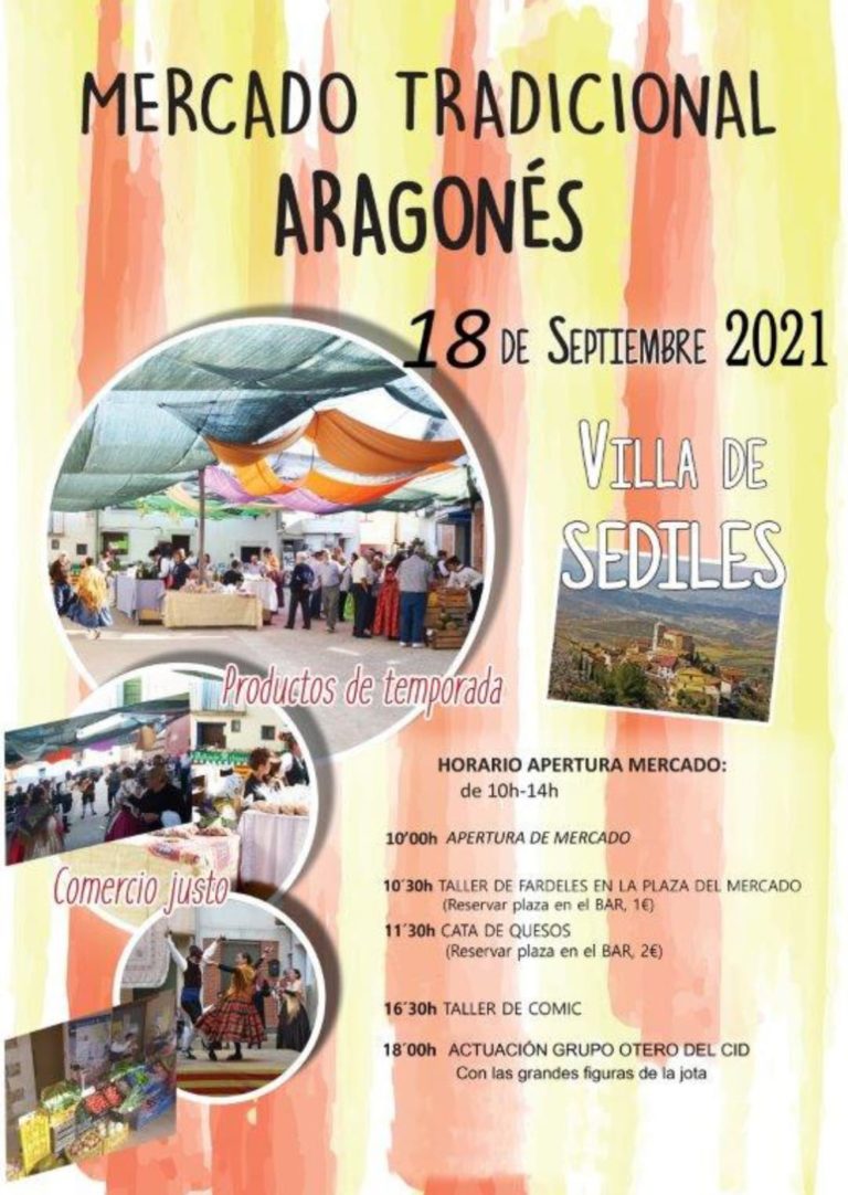 Sediles organiza una nueva edición del Mercado Tradicional Aragonés