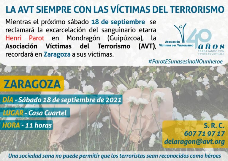 Cs Aragón promueve una declaración institucional en solidaridad con las víctimas del terrorismo