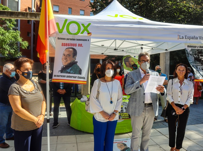 Vox considera un deber cívico apoyar a las víctimas del terrorismo