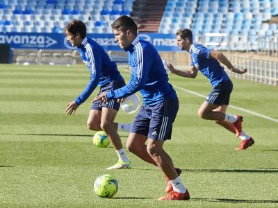 El Real Zaragoza continúa su preparación para el choque ante el Huesca
