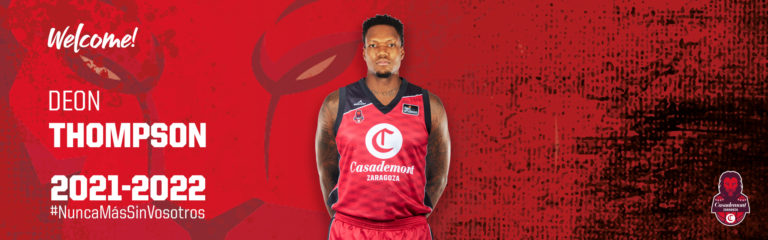 Deon Thompson se incorpora a la disciplina de Casademont Zaragoza