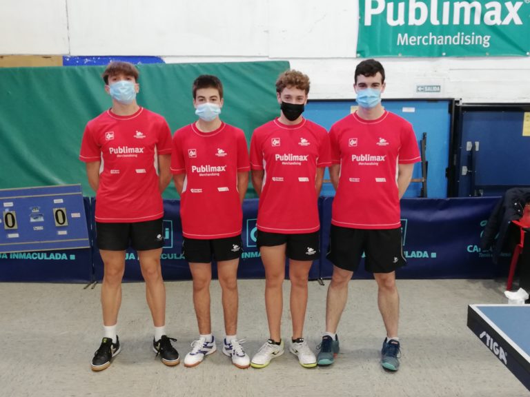 Paso adelante del Publimax CAI Santiago en un nuevo fin de semana de tenis de mesa