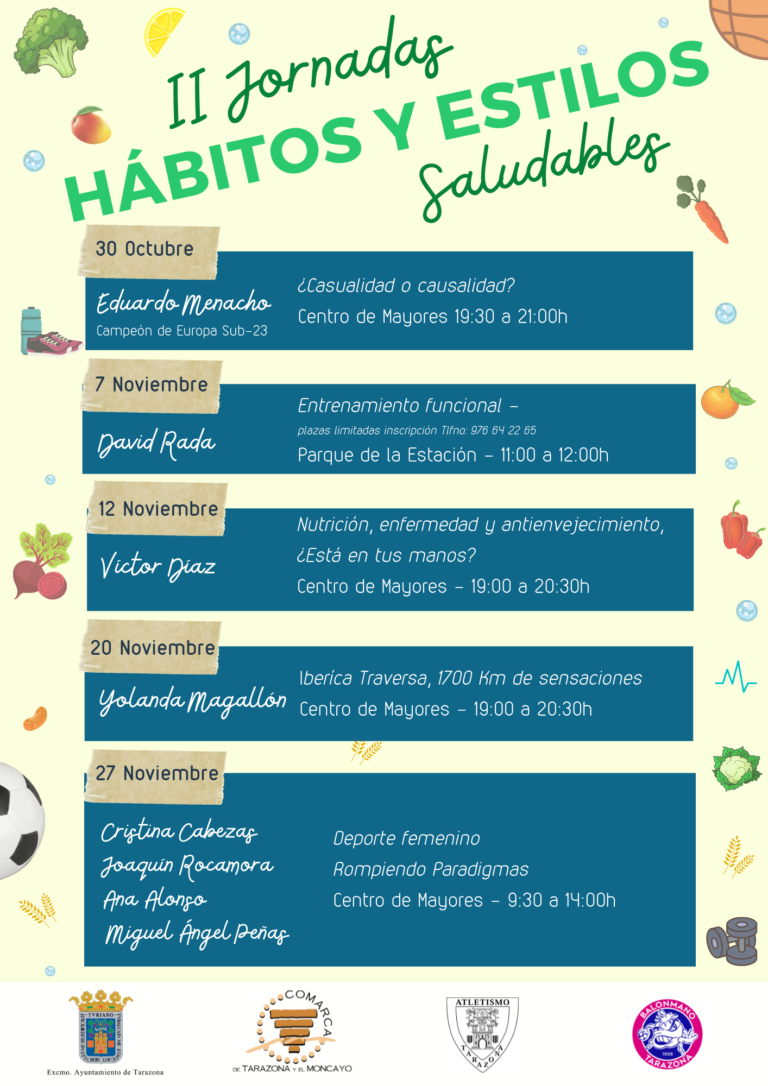 II Jornadas de Hábitos y Estilos Saludables en Tarazona