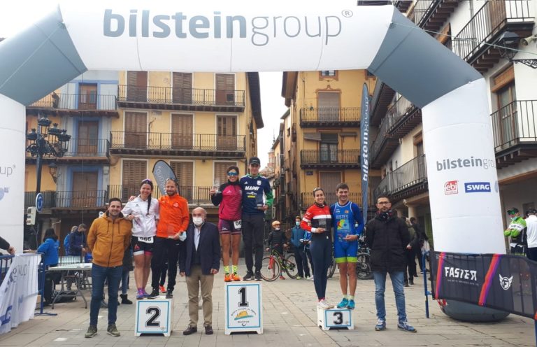Lucas Aurell y Leticia Soria son los vencedores de la 29ª edición del Duatlón Cros Sierra de Armantes