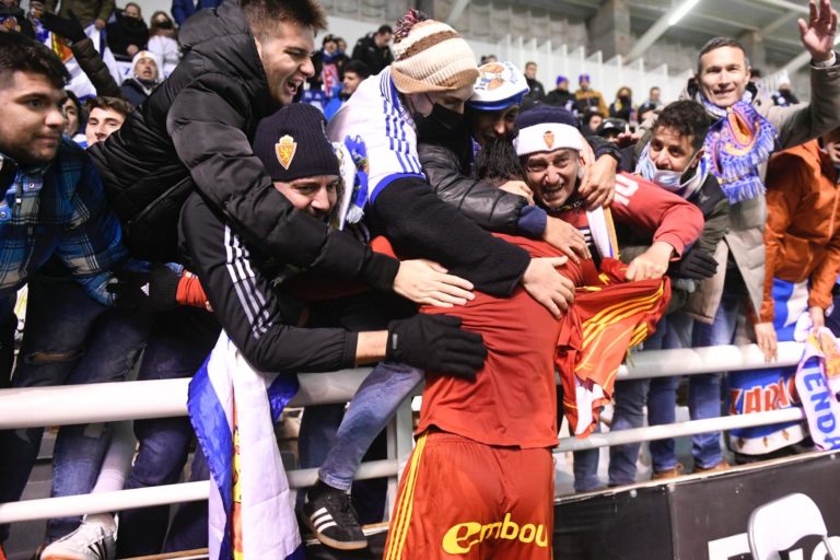 El Real Zaragoza rompe la racha de nueve empates consecutivos con un gol de Álvaro Giménez que supone la segunda victoria de la temporada para el conjunto de ‘JIM’ (0-1)
