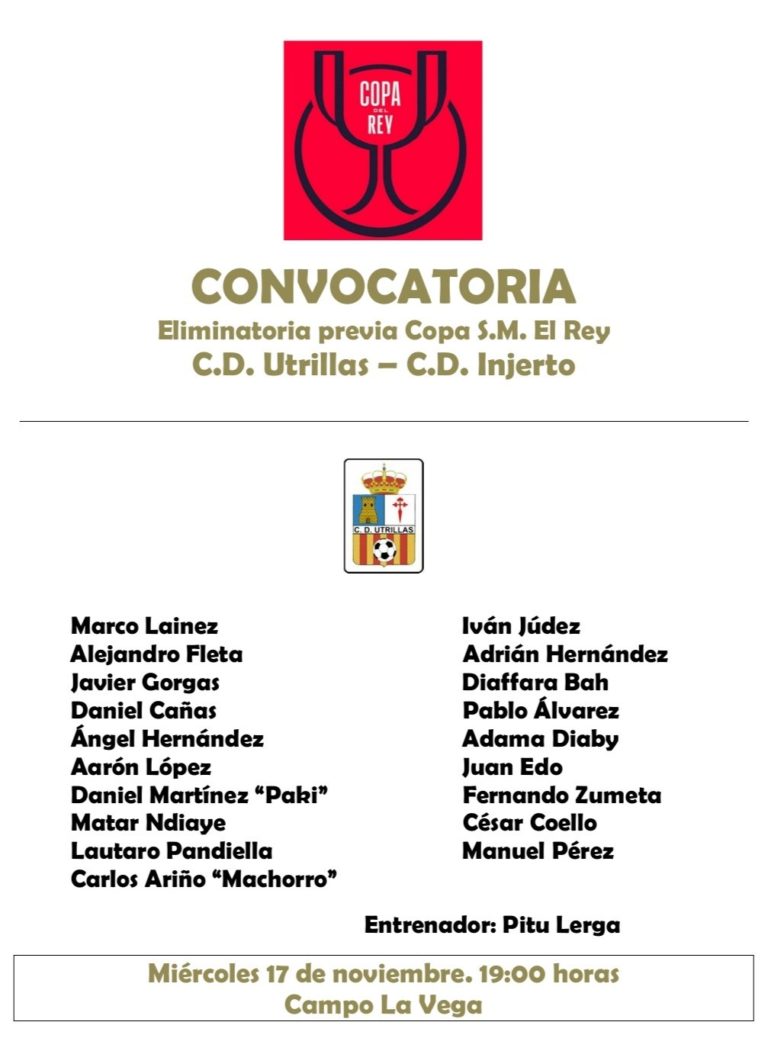 El CD Utrillas buscará el triunfo en la Copa del Rey