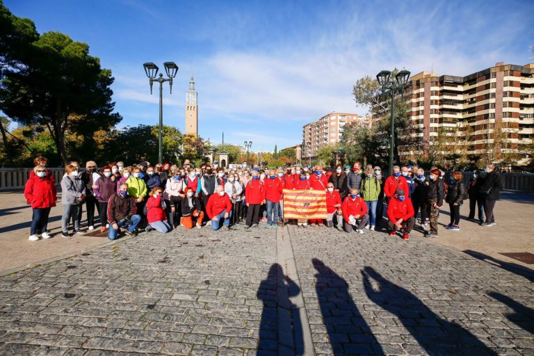 Las andadas guiadas de Zaragoza Deporte para mayores de 55 años inician su segunda temporada con éxito de participación