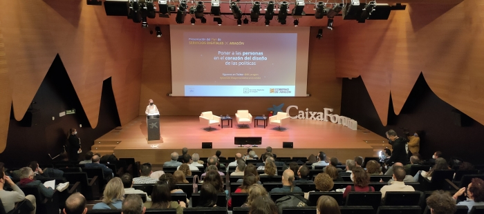 La consejera Maru Díaz ha presentado El nuevo Plan de Servicios Digitales de Aragón