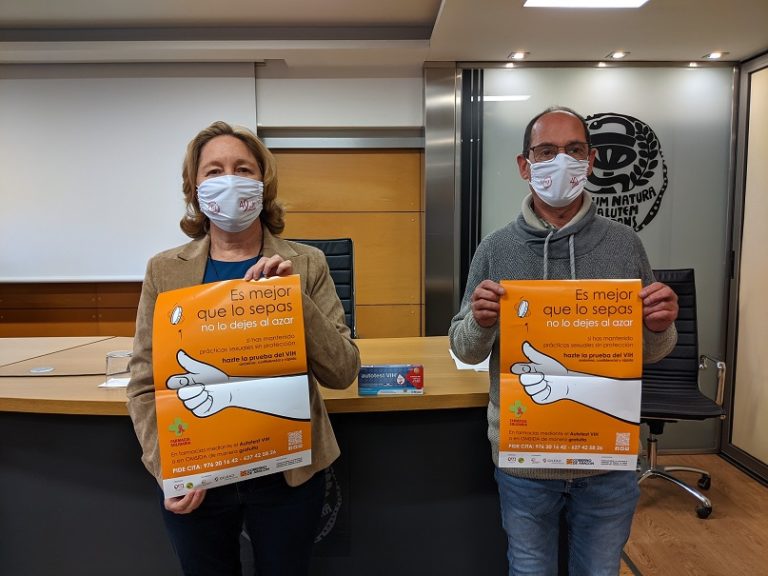 La Asociación Omsida y las farmacias colaboran en la detección precoz del VIH en Aragón