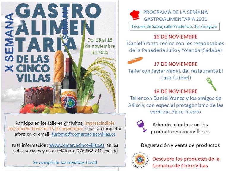 La Comarca de las Cinco Villas vuelve con su semana gastronómica