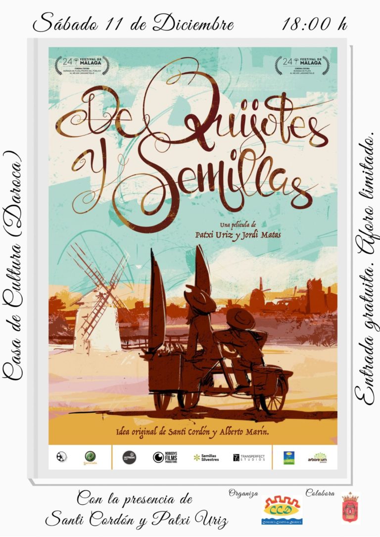 La Comarca Campo de Daroca acoge la presentación del documental ‘De Quijotes y Semillas’