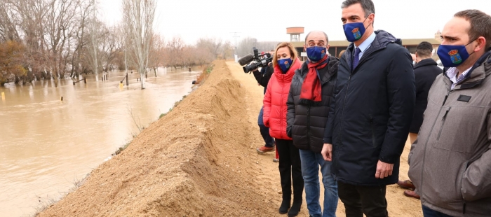 Sánchez confirma que el Consejo de Ministros declarará el viernes zona catastrófica a las poblaciones afectadas por la crecida