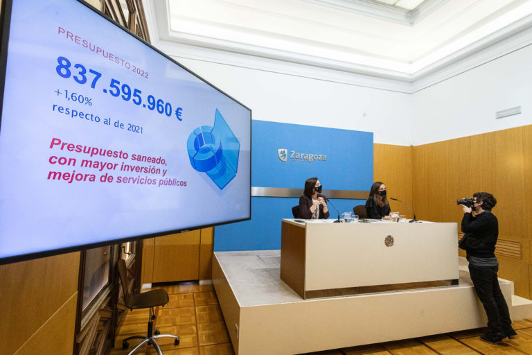 El Gobierno de Zaragoza incrementa el gasto social en 2022 e invertirá en los barrios de la ciudad más de 79 millones de euros