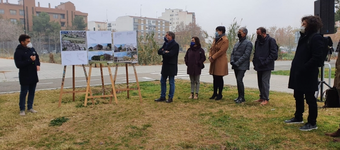 Soro destaca el impulso a la vivienda joven en Zaragoza en la presentación del edificio residencial en la avenida Pirineos