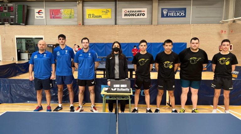 Casi pleno de victorias para los equipos aragoneses de tenis de mesa este fin de semana