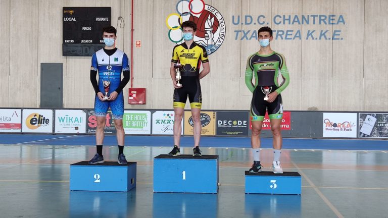 El aragonés Gonzalo Ferraz, subcampeón absoluto en la Copa Inter-Pyrennees de patinaje de velocidad celebrada en Pamplona