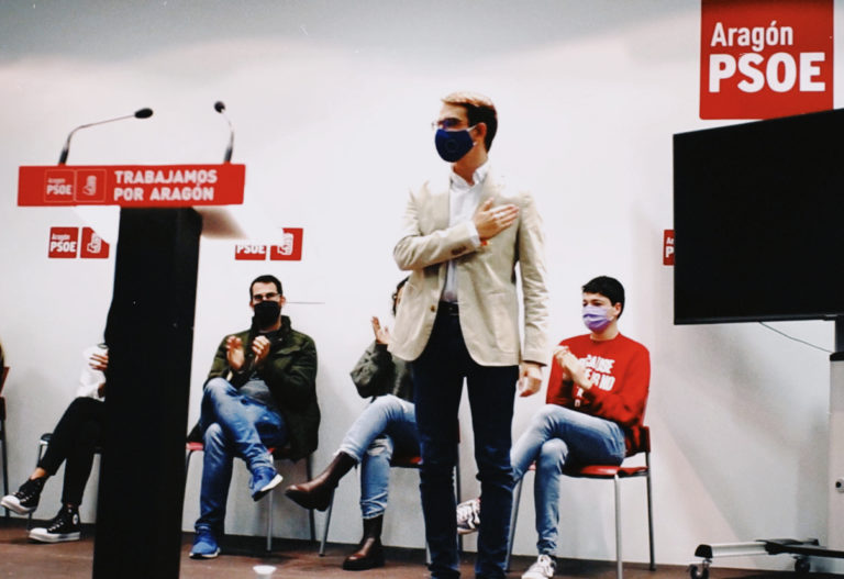 Álvaro Lombardo, reelegido Secretario General de Juventudes Socialistas de Zaragoza Ciudad.