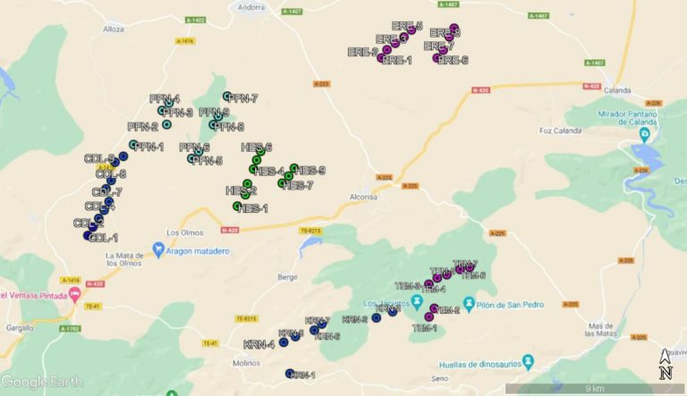 Teruel Existe presenta alegaciones a todas las centrales eólicas que pretenden rodear Alcorisa