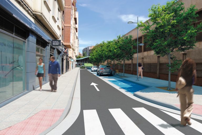 La calle Félix Latassa tendrá arbolado y aceras más anchas para favorecer la actividad comercial