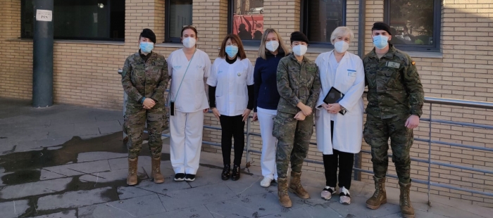 El ejército refuerza la vacunación en Aragón