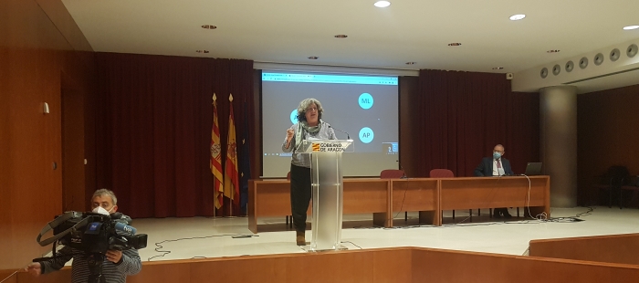 Mª Angeles Júlvez: “Una de las prioridades del Gobierno de Aragón es avanzar en una transición verde”