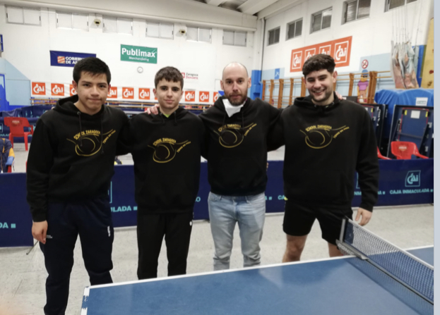Cinco de los siete equipos aragoneses se clasifican para los playoff de ascenso de tenis de mesa