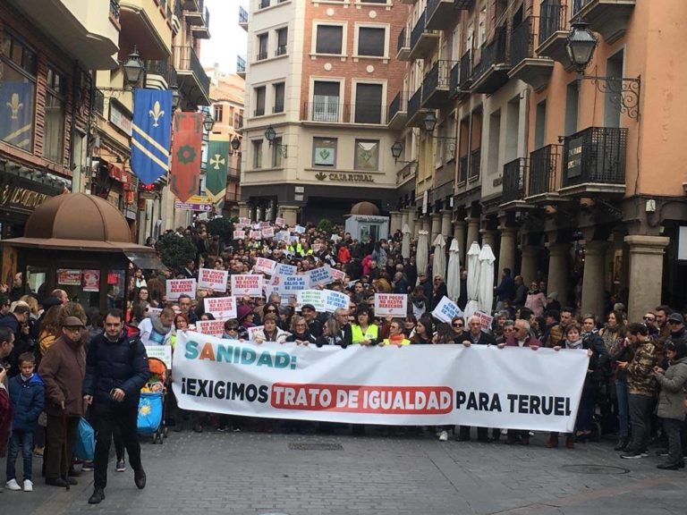Teruel Existe apoya la manifestación en defensa de la Atención primaria