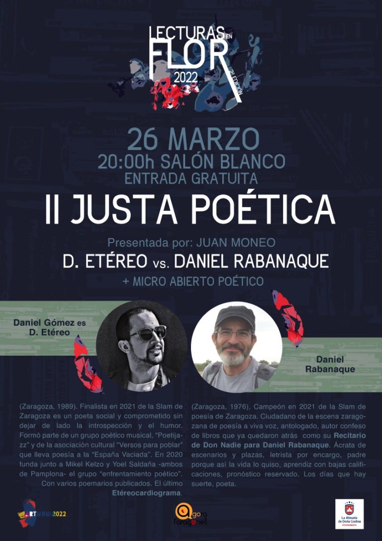 La Almunia acoge este finde un duelo de justas poéticas