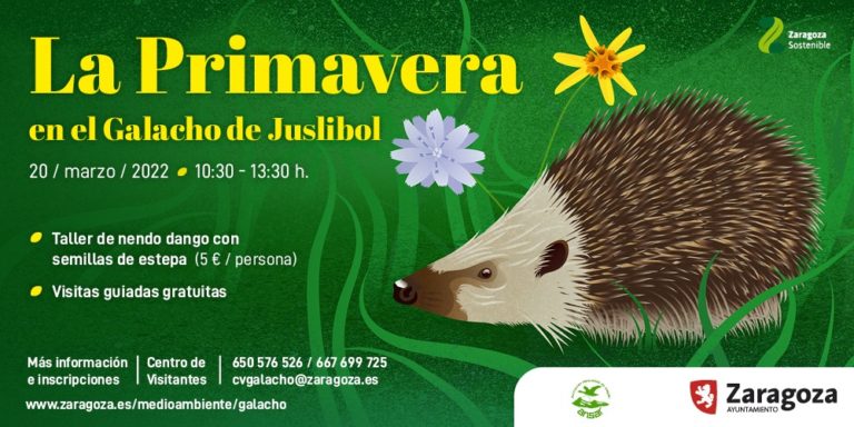 El Galacho de Juslibol da la bienvenida a la primavera este domingo
