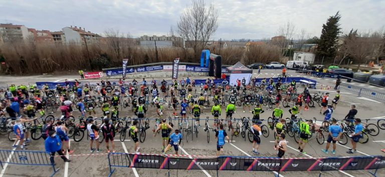 Leticia Soria y Fernando Zorrilla se proclaman campeones de Aragón de Duatlón Sprint