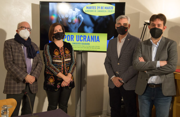 El Ayuntamiento de Zaragoza organiza un concierto solidario “Por Ucrania”