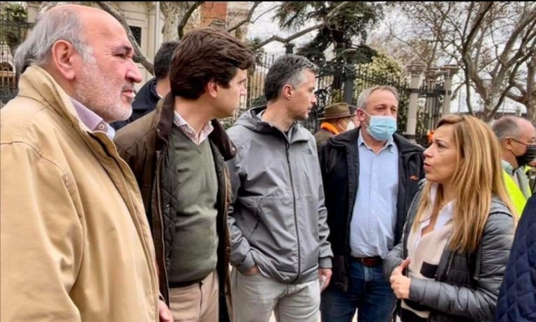 Más de 50 alcaldes del PP en Aragón han participado en la manifestación de Madrid en defensa del mundo rural