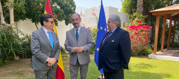 El Presidente Lambán expone el potencial  de Aragón a los inversores de Abu Dhabi