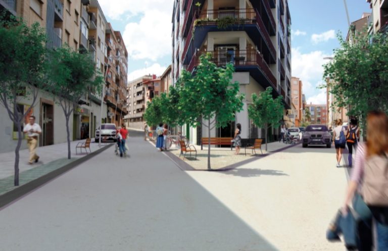 La reforma de la calle Cuarte comienza el martes para convertirla en un eje de prioridad peatonal con arbolado