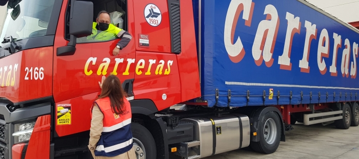 Sale hacia la frontera con Ucrania el primer camión con material humanitario coordinado por el Gobierno de Aragón
