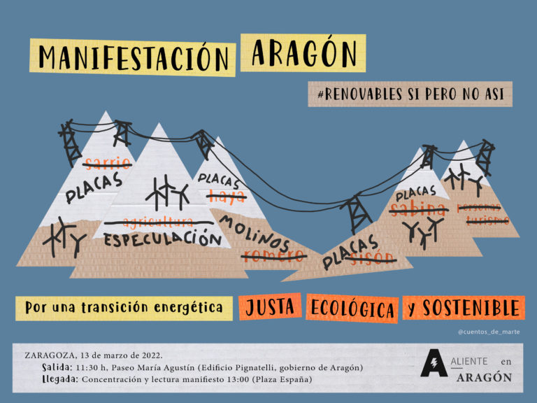 Renovables Si pero No así, nueva concentración el 13 M