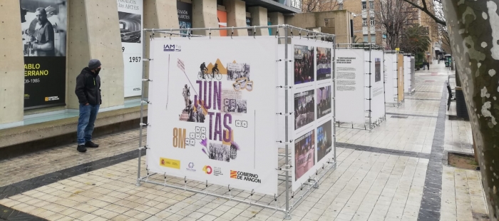 La exposición a pie de calle, Juntas por el 8M, abre los actos por el Día de la Mujer