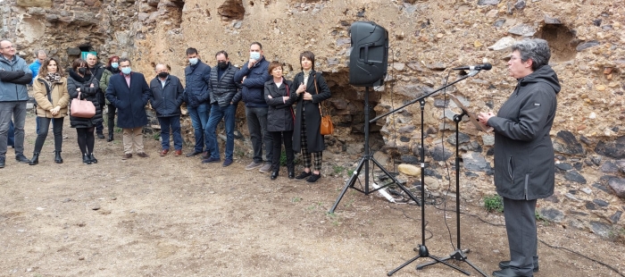 El Gobierno de Aragón recupera la torre del castillo de Trasmoz
